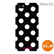 iPhone5s-YCM2P0042-78 [オリジナルデザイン apple iPhone5s アイフォン5s ケース (Dot Pattern クラシック ブラック)]