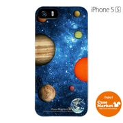 iPhone5s-YCM2P0047-78 [オリジナルデザイン apple iPhone5s アイフォン5s ケース (スペースプラネット ブルー)]