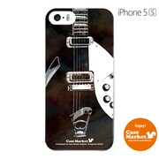 iPhone5s-YCM2P0056-78 [オリジナルデザイン apple iPhone5s アイフォン5s ケース (バックインブラックギター)]