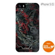 iPhone5s-YCM2P0062-78 [オリジナルデザイン apple iPhone5s アイフォン5s ケース (龍の咆哮（赤）)]