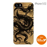 iPhone5s-YCM2P0063-78 [オリジナルデザイン apple iPhone5s アイフォン5s ケース (昇り龍（黒龍）)]