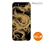 iPhone5s-YCM2P0064-78 [オリジナルデザイン apple iPhone5s アイフォン5s ケース (昇り龍（金龍）)]