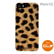 iPhone5s-YCM2P0073-78 [オリジナルデザイン apple iPhone5s アイフォン5s ケース (チーター柄 ゴールド)]