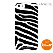 iPhone5s-YCM2P0075-78 [オリジナルデザイン apple iPhone5s アイフォン5s ケース (ゼブラ柄 ビッグ ホワイト)]