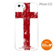 iPhone5s-YCM2P0080-78 [オリジナルデザイン apple iPhone5s アイフォン5s ケース (イングランド・ホワイト)]