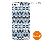 iPhone5s-YCM2P0102-78 [オリジナルデザイン apple iPhone5s アイフォン5s ケース (北欧柄 ウィンターブルー)]