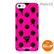 iPhone5s-YCM2P0113-78 [オリジナルデザイン apple iPhone5s アイフォン5s ケース (Dot Pattern マウス ピンク)]