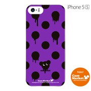iPhone5s-YCM2P0114-78 [オリジナルデザイン apple iPhone5s アイフォン5s ケース (Dot Pattern マウス パープル)]