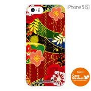 iPhone5s-YCM2P0116-78 [オリジナルデザイン apple iPhone5s アイフォン5s ケース (和柄 大花)]