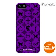 iPhone5s-YCM2P0120-78 [オリジナルデザイン apple iPhone5s アイフォン5s ケース (アラカルト パープル)]