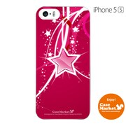 iPhone5s-YCM2P0125-78 [オリジナルデザイン apple iPhone5s アイフォン5s ケース (ワインレッドスター)]