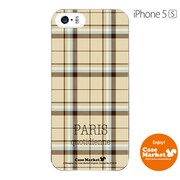 iPhone5s-YCM2P0128-78 [オリジナルデザイン apple iPhone5s アイフォン5s ケース (チェック柄コレクション Paris)]