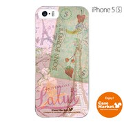 iPhone5s-YCM2P0142-78 [オリジナルデザイン apple iPhone5s アイフォン5s ケース (パリストラベラー)]