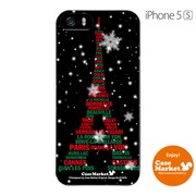 iPhone5s-YCM2P0150-78 [オリジナルデザイン apple iPhone5s アイフォン5s ケース (エッフェル塔コレクション クリスマス)]