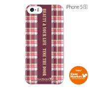 iPhone5s-YCM2P0158-78 [オリジナルデザイン apple iPhone5s アイフォン5s ケース (チェック柄コレクション チェックハンドル)]