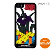 iPhone5s-YCM2P0165-78 [オリジナルデザイン apple iPhone5s アイフォン5s ケース (菖蒲に八橋)]