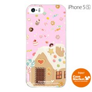 iPhone5s-YCM2P0183-78 [オリジナルデザイン apple iPhone5s アイフォン5s ケース (お菓子の家)]