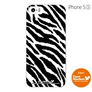 iPhone5s-YCM2P0193-78 [オリジナルデザイン apple iPhone5s アイフォン5s ケース (ゼブラ柄 クラシック ホワイト)]