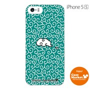 iPhone5s-YCM2P0209-78 [オリジナルデザイン apple iPhone5s アイフォン5s ケース (唐草模様ぐりーん)]