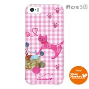 iPhone5s-YCM2P0216-78 [オリジナルデザイン apple iPhone5s アイフォン5s ケース (ネコちゃんのいたずら)]