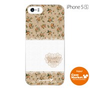 iPhone5s-YCM2P0221-78 [オリジナルデザイン apple iPhone5s アイフォン5s ケース (カントリーフラワー)]