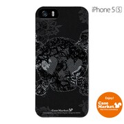 iPhone5s-YCM2P0228-78 [オリジナルデザイン apple iPhone5s アイフォン5s ケース (キュートスカルロマンチカ)]
