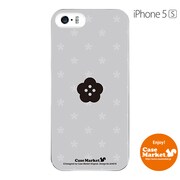 iPhone5s-YCM2P0240-78 [オリジナルデザイン apple iPhone5s アイフォン5s ケース (ブラックスターフラワー B)]