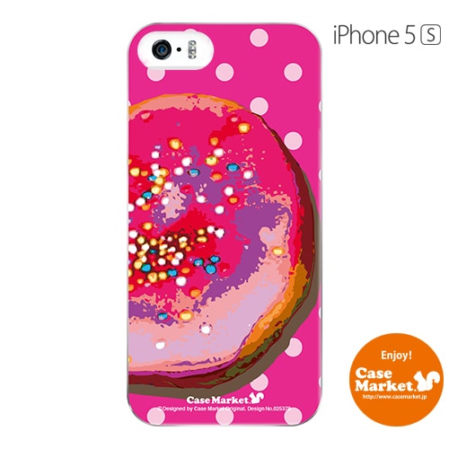 iPhone5s-YCM2P0253-78 [オリジナルデザイン apple iPhone5s アイフォン5s ケース (ミラクル☆ドーナツ)]