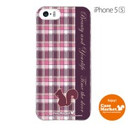 iPhone5s-YCM2P0256-78 [オリジナルデザイン apple iPhone5s アイフォン5s ケース (チェック柄コレクション リス)]