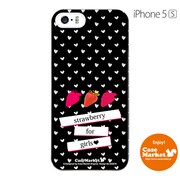 iPhone5s-YCM2P0268-78 [オリジナルデザイン apple iPhone5s アイフォン5s ケース (ストロベリーforgirls)]