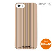 iPhone5s-YCM2P0272-78 [オリジナルデザイン apple iPhone5s アイフォン5s ケース (Stripe Pattern ベージュ)]
