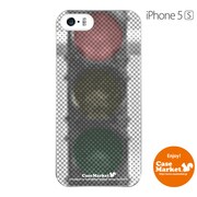 iPhone5s-YCM2P0273-78 [オリジナルデザイン apple iPhone5s アイフォン5s ケース (信号機 白)]