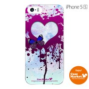 iPhone5s-YCM2P0276-78 [オリジナルデザイン apple iPhone5s アイフォン5s ケース (ハートペイント)]