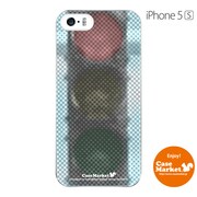 iPhone5s-YCM2P0280-78 [オリジナルデザイン apple iPhone5s アイフォン5s ケース (信号機 空色)]
