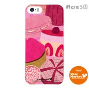 iPhone5s-YCM2P0297-78 [オリジナルデザイン apple iPhone5s アイフォン5s ケース (ピンクカフェ)]