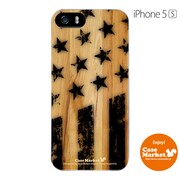 iPhone5s-YCM2P0310-78 [オリジナルデザイン apple iPhone5s アイフォン5s ケース (American Flag Wood Burn)]