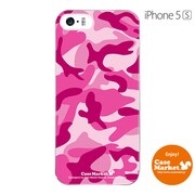 iPhone5s-YCM2P0339-78 [オリジナルデザイン apple iPhone5s アイフォン5s ケース (カモ柄 アーミーピンク)]