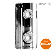 iPhone5s-YCM2P0341-78 [オリジナルデザイン apple iPhone5s アイフォン5s ケース (Mono Cassette Tape)]