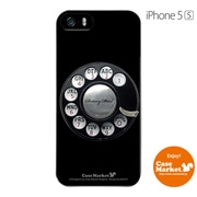 iPhone5s-YCM2P0345-78 [オリジナルデザイン apple iPhone5s アイフォン5s ケース (黒電話)]