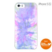 iPhone5s-YCM2P0346-78 [オリジナルデザイン apple iPhone5s アイフォン5s ケース (タイダイ パープル)]