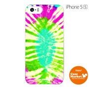 iPhone5s-YCM2P0348-78 [オリジナルデザイン apple iPhone5s アイフォン5s ケース (タイダイ サイケ)]