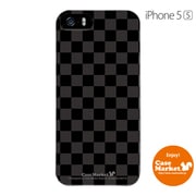 iPhone5s-YCM2P0351-78 [オリジナルデザイン apple iPhone5s アイフォン5s ケース (ブラック 市松柄)]