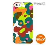 iPhone5s-YCM2P0355-78 [オリジナルデザイン apple iPhone5s アイフォン5s ケース (ルーズフラワーコレクション アーミー)]