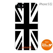 iPhone5s-YCM2P0373-78 [オリジナルデザイン apple iPhone5s アイフォン5s ケース (ユニオンジャックコレクション モノクローム)]