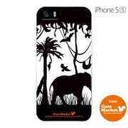 iPhone5s-YCM2P0374-78 [オリジナルデザイン apple iPhone5s アイフォン5s ケース (ブラックサファリ)]