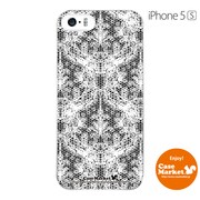 iPhone5s-YCM2P0408-78 [オリジナルデザイン apple iPhone5s アイフォン5s ケース (ゴシックレース柄 ホワイト)]