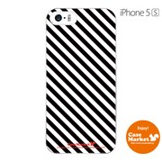 iPhone5s-YCM2P0410-78 [オリジナルデザイン apple iPhone5s アイフォン5s ケース (モノクロ ストライプ ライン)]