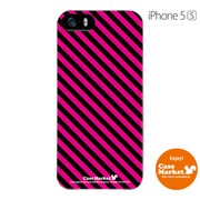 iPhone5s-YCM2P0411-78 [オリジナルデザイン apple iPhone5s アイフォン5s ケース (ピンク ストライプ ライン)]
