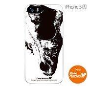 iPhone5s-YCM2P0439-78 [オリジナルデザイン apple iPhone5s アイフォン5s ケース (デザート フーセル モノクロ)]