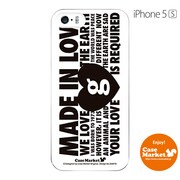 iPhone5s-YCM2P0440-78 [オリジナルデザイン apple iPhone5s アイフォン5s ケース (MADE IN LOVE mono design)]